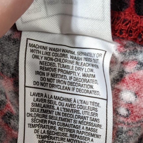 Mickey Mouse Flannel Sleep Pants in Red & Black Mickey Mouse Print - size XXL - Picture 7 of 7